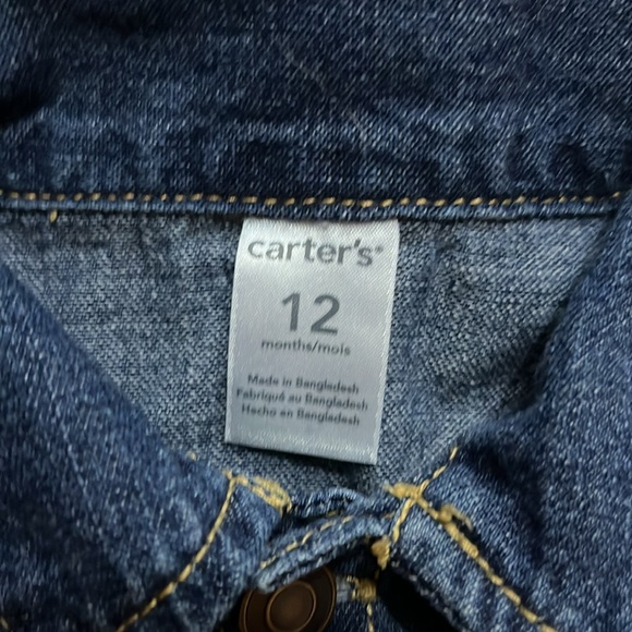 12 months baby jean shirt - Picture 3 of 3